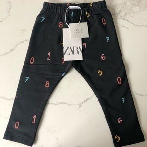 Zara girls 9-12 month leggings